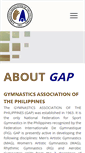 Mobile Screenshot of philippinegymnastics.org